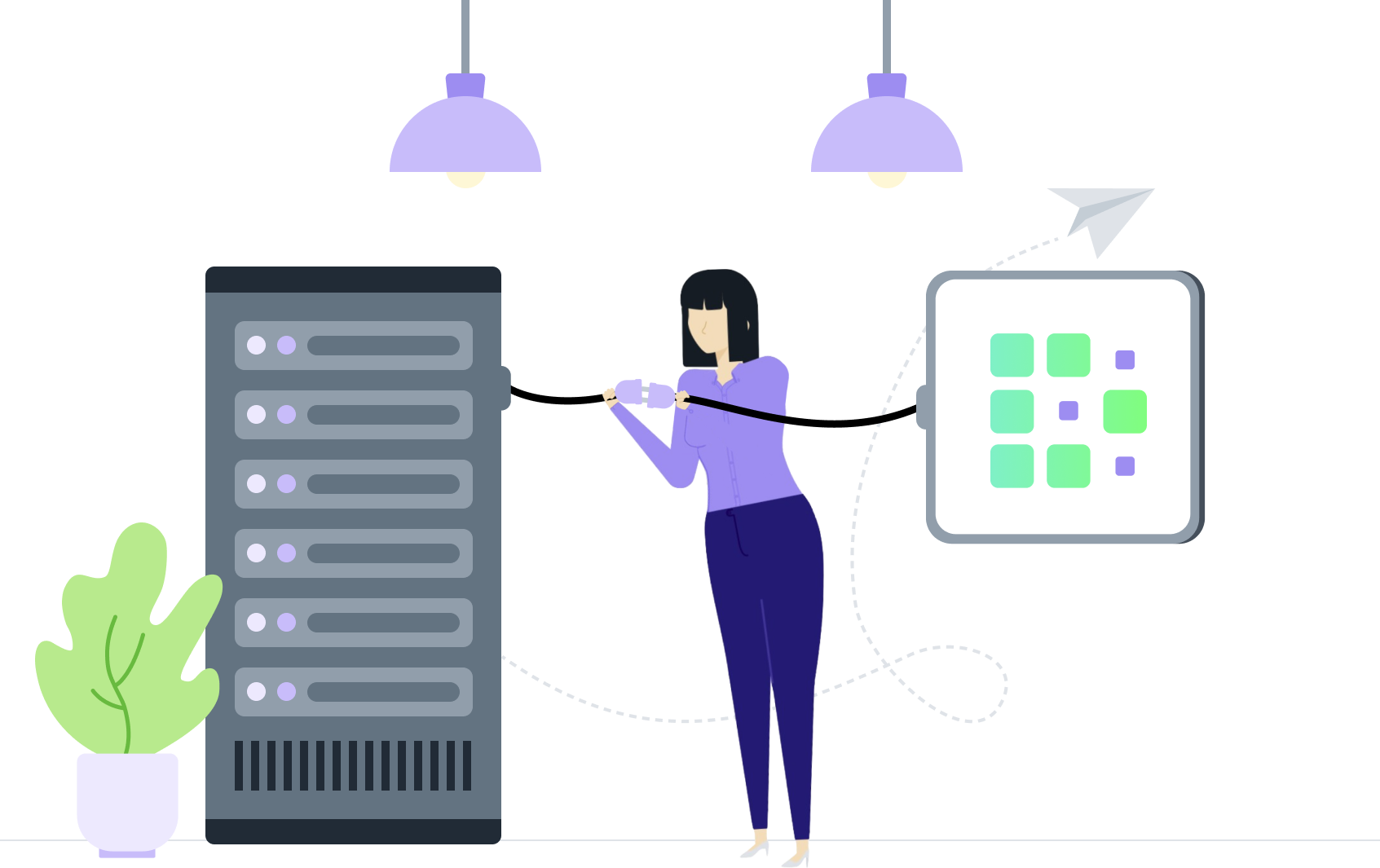 Easy Send connected to system